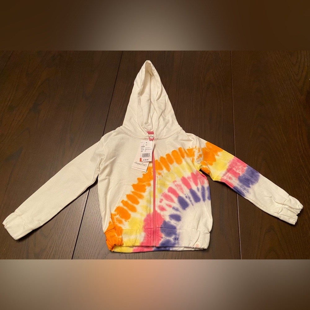 4T  NWT SOVRN Sovereign Code Rainbow Sweatshirt Long Sleeve Hoodie